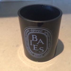 Empty Diptyque Baies Candle holder and Box